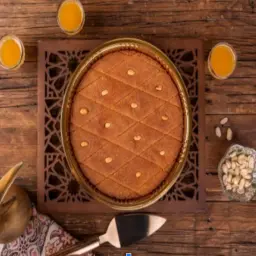 بسبوسة مصرية صحن